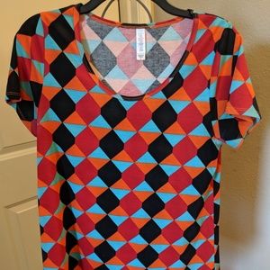 Geometric print Classic T